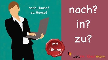 "nach", "zu" oder "in"? | Was ist richtig? | Common Mistakes in German | Learn German A1 - A2