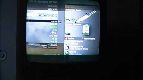 mw2 messed up hacked classes in split screen