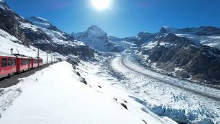 Switzerlands Most Beautiful Train Journey  Grindelwald to Lauterbrunnen 4K Scenic Ride