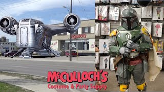 Boba Fett visits McCulloch's Costume and Party Supply in London Ontario
