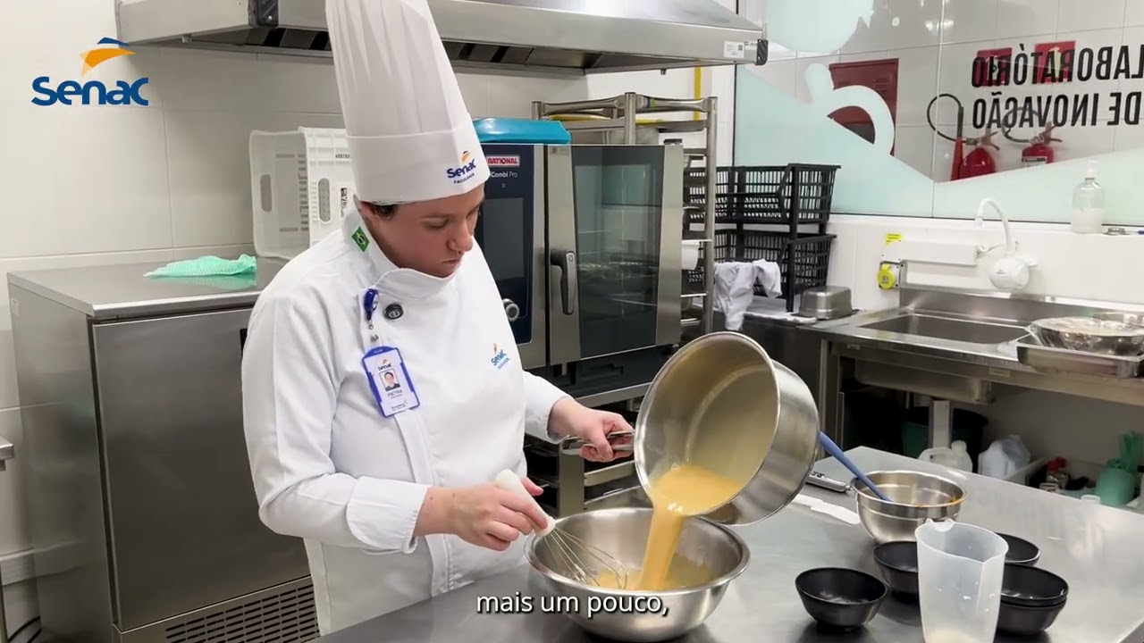 Aprenda como preparar um irresistível Gelato de Doce de Leite com uma #confeiteira do #senacpr!