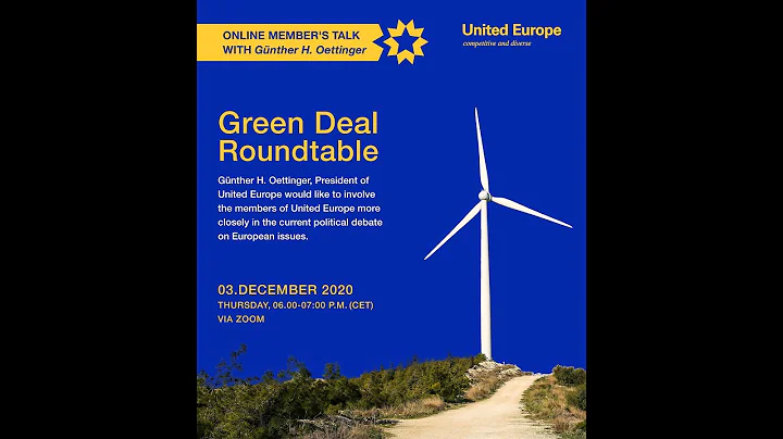 Online Member's Talk with Gnther H. Oettinger: Gre...
