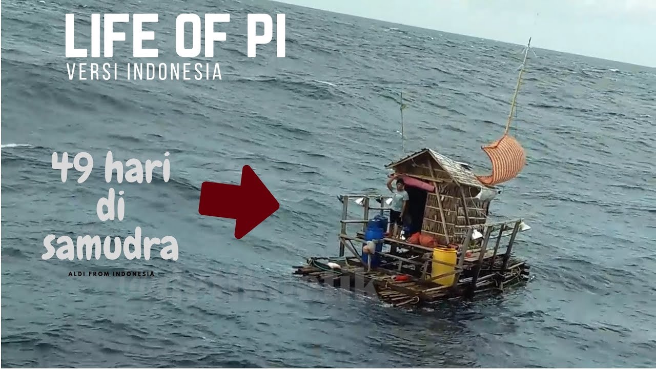 Image result for foto Aldi Si Nelayan saat terapung
