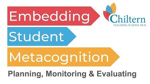 Embedding student metacognition: Planning, monitoring & evaluating