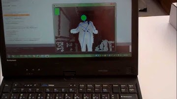 Kinect Controls Servo and Soleniod