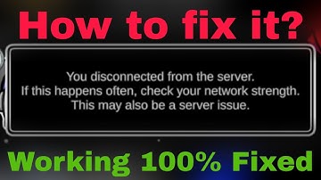 How to fix Disconnect Server issue of game Among Us | Check your network strength | Among Us