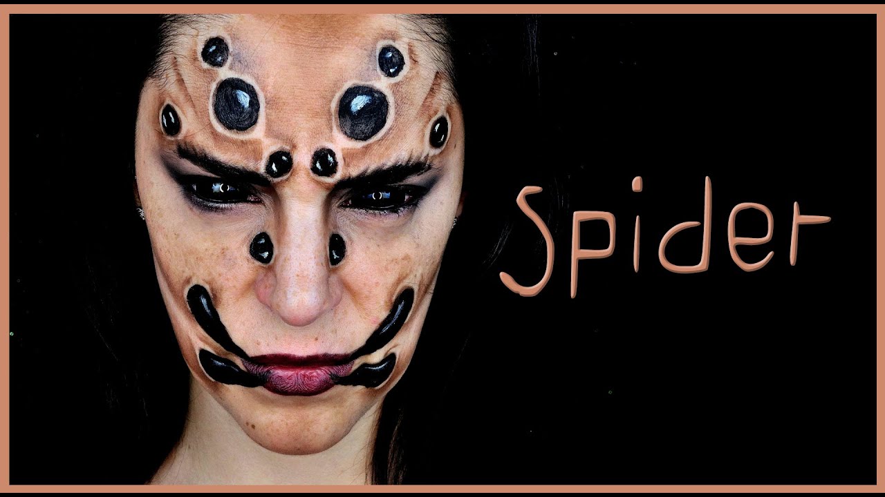 Spider Face Makeup Tutorial For Halloween Silvia Quiros YouTube