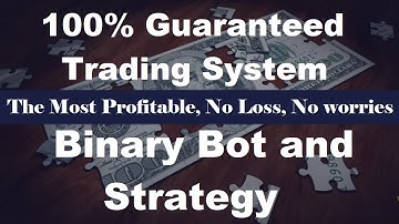 The Best Binary Bot and Strategy 100% Guaranteed, 100% Track Record for more than 2 Years