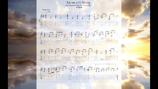 Air on a G String for Guitar with TAB
