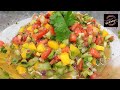 Pico De Gallo Con Mango Y Aguacate, Super Jugoso y Delicioso