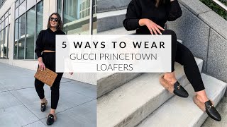 5 WAYS TO STYLE GUCCI PRINCETOWN LOAFERS ( amazon dupes ) | JULIA MARIE B -  YouTube