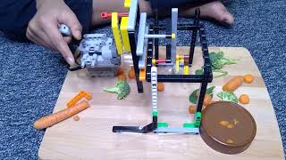 Project1C - Prototype | Lego based Food Cutter Upgraded | Monthly Mark Rober's Engineering Classroom