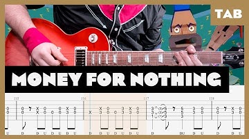 Dire Straits - Money for Nothing - Guitar Tab | Lesson | Cover | Tutorial