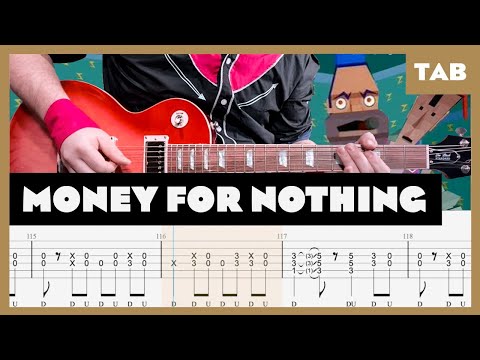 Money for Nothing Dire Straits Cover | Guitar Tab | Lesson | Tutorial