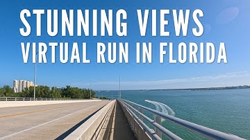 30 Minute | Running Video For Treadmill | Florida Sun and Water