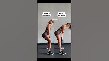⚠SQUAT vs. HIP HINGE— never wonder again ⚠.SAVE THIS ONE 📌✅