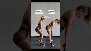 Squat Vs. Hip Hinge Never Wonder Again .Save This One