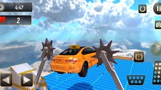 Impossible Mega Ramp Taxi Car Stunt 3D #Sports Car Game #Car Games To Play #Games For Android Mobile screenshot 4