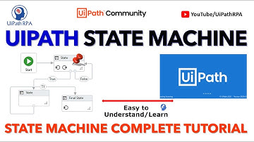 UiPath State Machine| State Machine Workflow UiPath | UiPathRPA