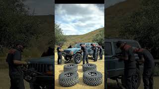 “Gaadi nahi… POWER ka symbol hai 💀🔥#PowerBuild #BeastCar #JeepWranglerStyle #AutoPower #BigTyres