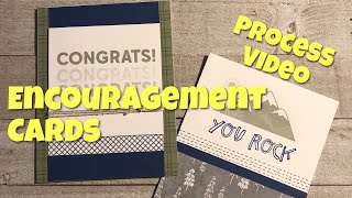DIY Encouragement Cards | You're Awesome | You Rock | Process Video