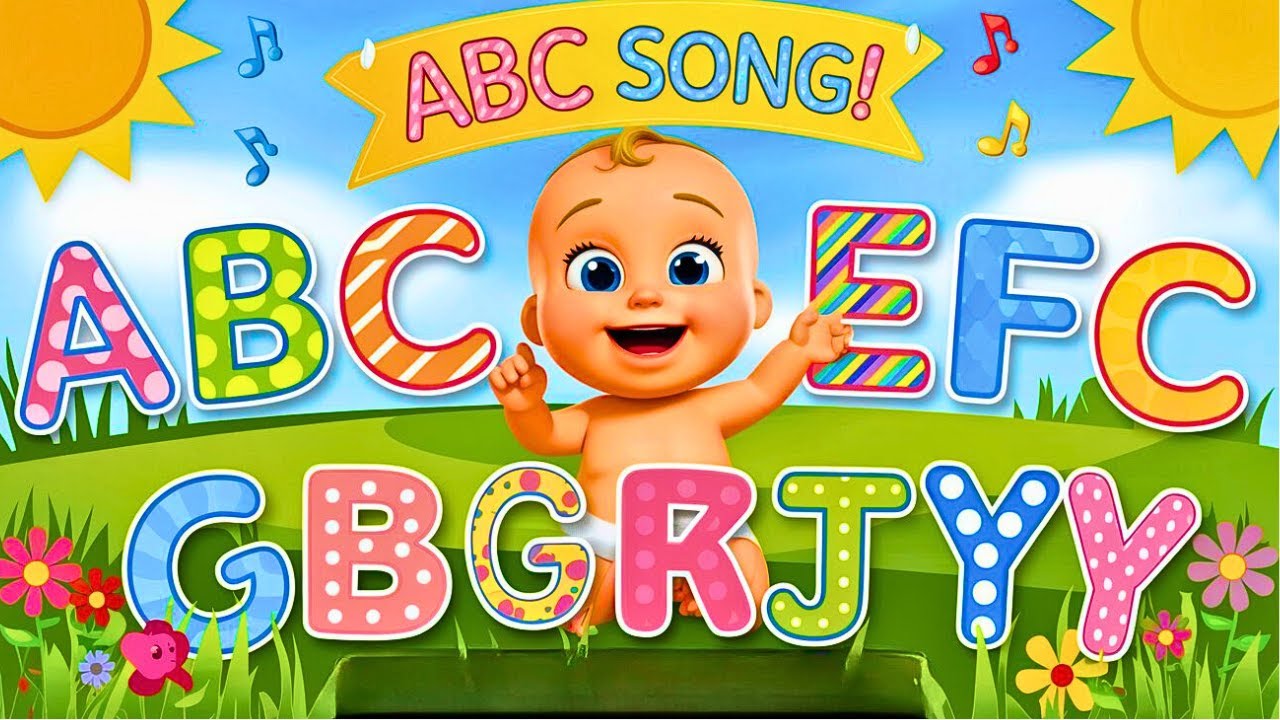 Colorful Alphabet Song for Kids ABC Nursery Rhyme Fun Learning for ...