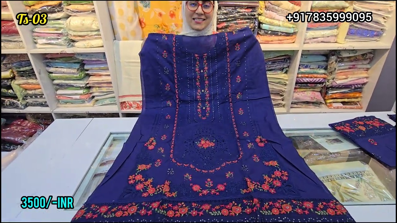 Tawakkal Sora Luxury Lawn Emb Suits Eid Edit!!Contact +917835999095!!