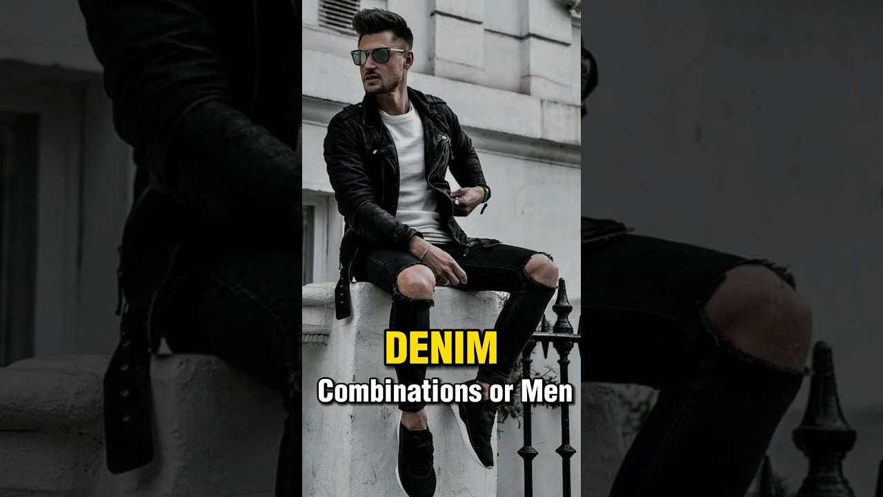 What Pants To Wear With Denim Jacket: Men's Style and Fashion Advice -  YouTube