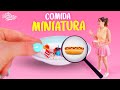 24 HORAS DE COMIDA MINIATURA VS REAL | MIS PASTELITOS