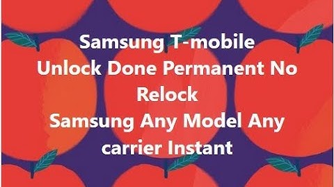 Samsung A11 SM-A115U T-Mobile Network Unlock Permanently SUCCESS