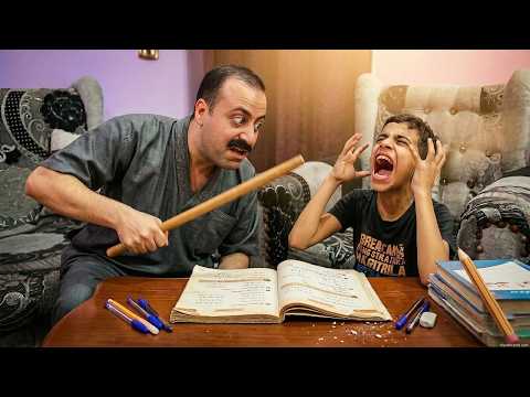 لما ابوك يقعد يذاكرلك قبل الامتحان احمد المفكر