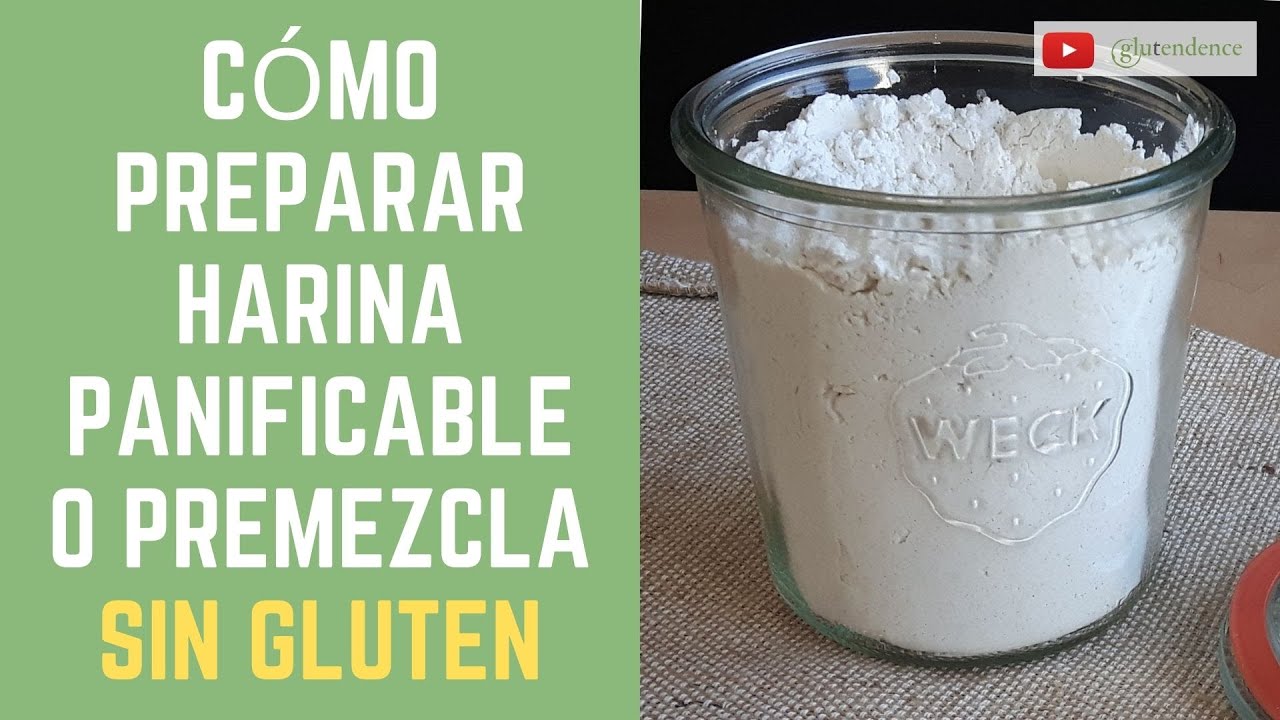 ✅ Cómo preparar HARINA PANIFICABLE SIN GLUTEN (premezcla sin tacc)