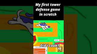 My scratch tower defense game #scratch #towerdefense #sonicbee #coding #fyp #viral
