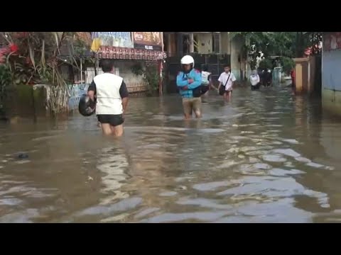 Hampir Sepekan, Banjir di Kabupaten Bandung Belum Surut