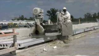 Saw Cutting Hollow Core