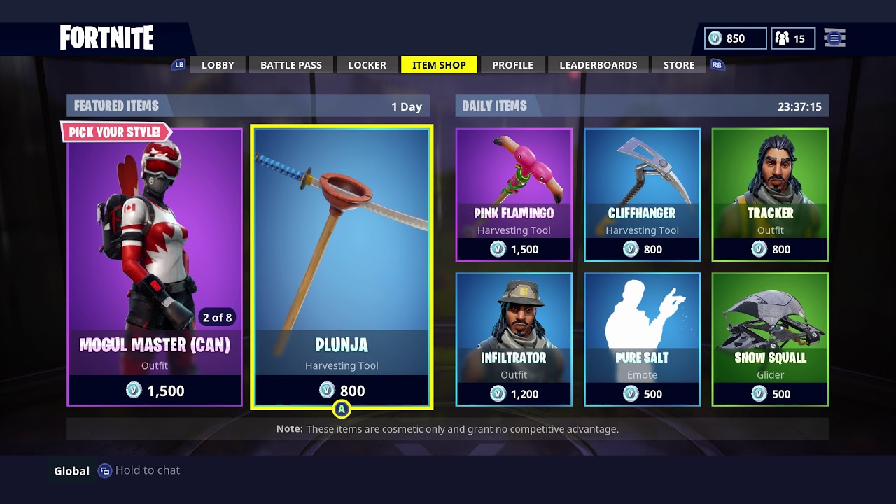 Fortnite Battle Royal - Pure Salt Emote & Plunja