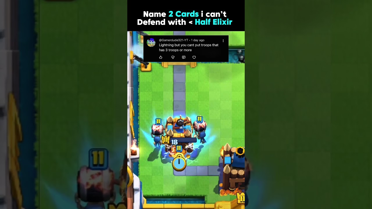 Defend Lightning on the tower