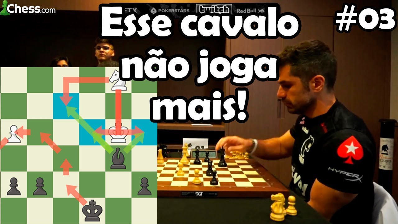 Tabuleiro e Peças com o Cavalo do Krikor! 