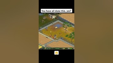 Letting animals escape in Zoo Tycoon #zootycoon #retrogaming #oldgames