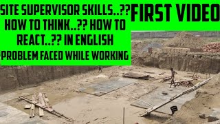 Civil Site Supervisor SKILL-1 | Handle labour in English | smart work is more important