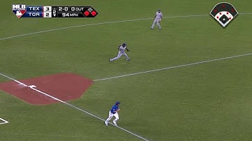 TEX@TOR Gm2: Colabello scores on double play in 2nd