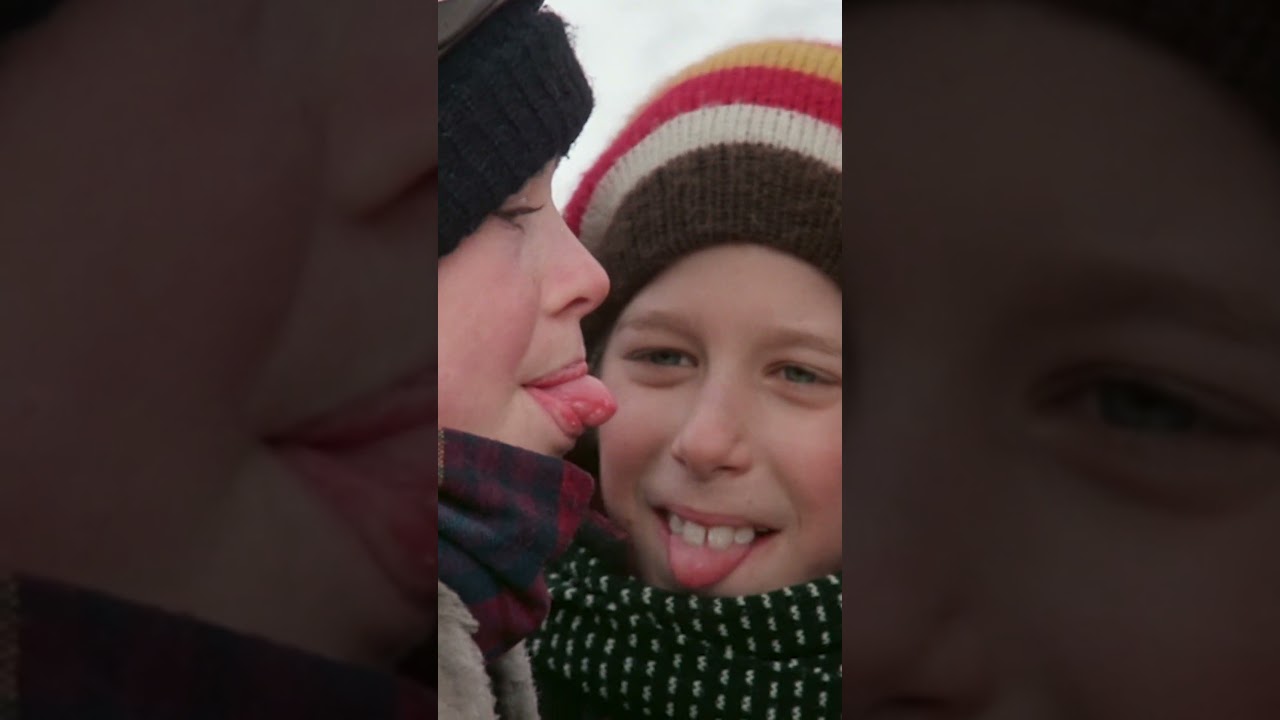 Flick gets his tongue stuck to the flagpole #AChristmasStory | TBS