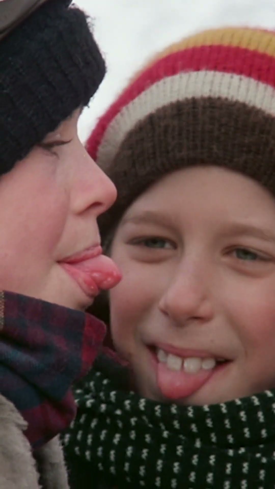 Flick gets his tongue stuck to the flagpole #AChristmasStory | TBS