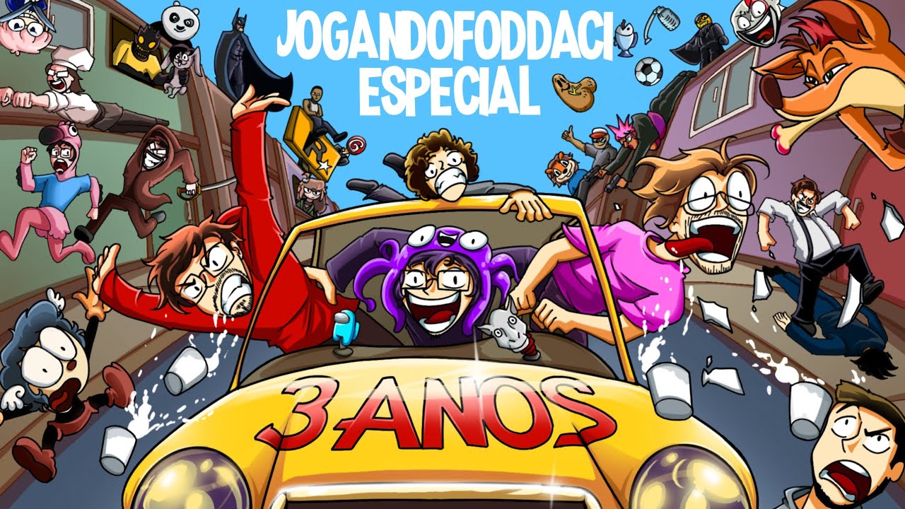 3 Anos de Jogandofoddaci (ANIMAÇÃO)