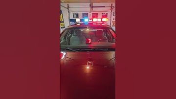 Whelen Edge Strobe Light Bar #lightbar #crownvic