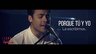 Video thumbnail of "Carlos Rivera - Que lo nuestro se quede nuestro Lyrics - Video Acústico"