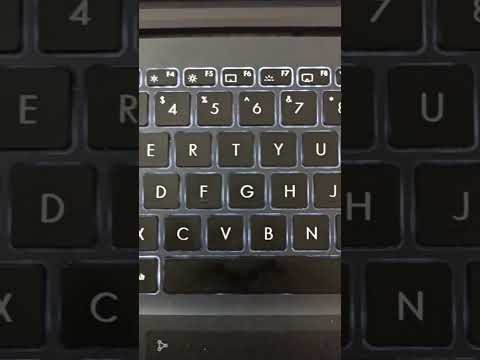 How To On The Keyboard Backlit Of Asus Laptops #shorts #asus #light #viral