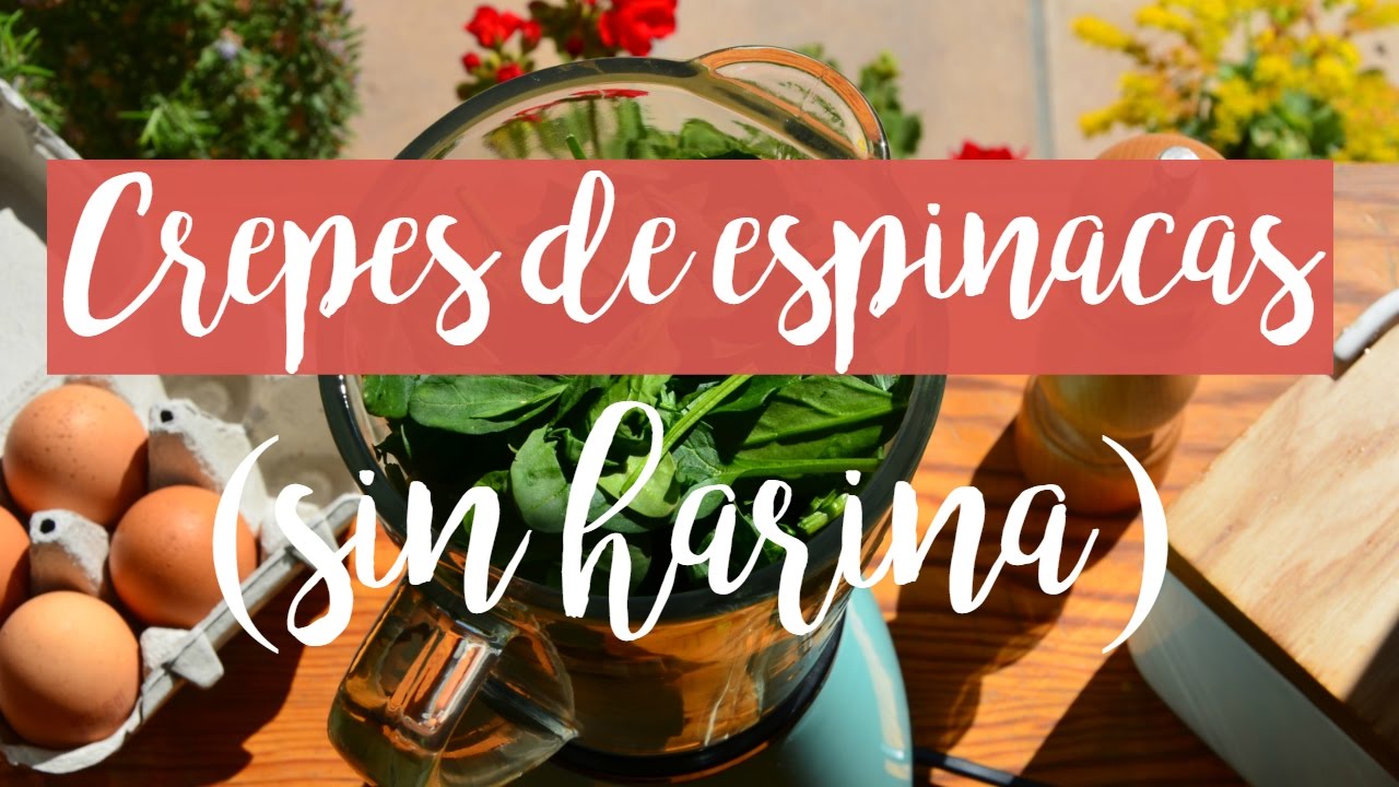 Crepes o wraps de espinacas sin harina | Receta fácil y saludable | TASTY TASTE