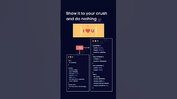 Show it to your crush and do nothing 💗💗💗💗 #learn #learnhtml #html #html5 #learncss #css #csstricks #