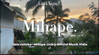 Abiel Jatnika - Mihape| Musik Vidio